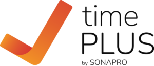 Schwarzes timePLUS Logo