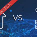 Vergleich on premise vs cloud, mit Balken "Kauflizenz endet - 1.April)